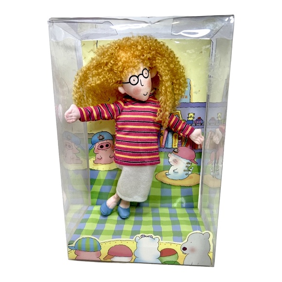 McDull "Miss Chan Chan" Hongkong TV Cartoon Character Plush Toy 8.5” Tall - Picture 1 of 5